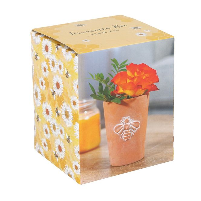 Hovedbilde Single Bee Terracotta Plant Pot