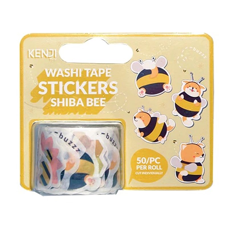 Washi Tape Stickers Shiba Bee