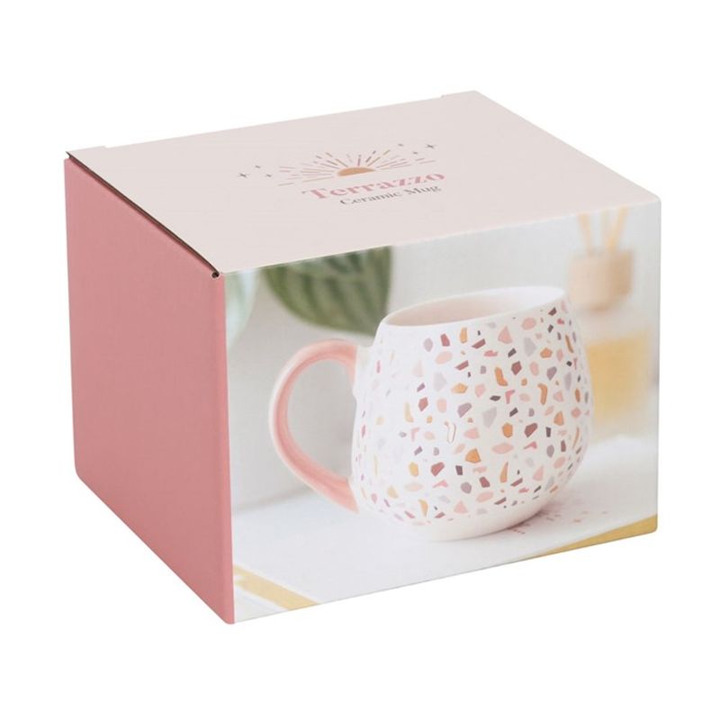 Terrazzo Print Rounded Mug – 500 ml keramikk