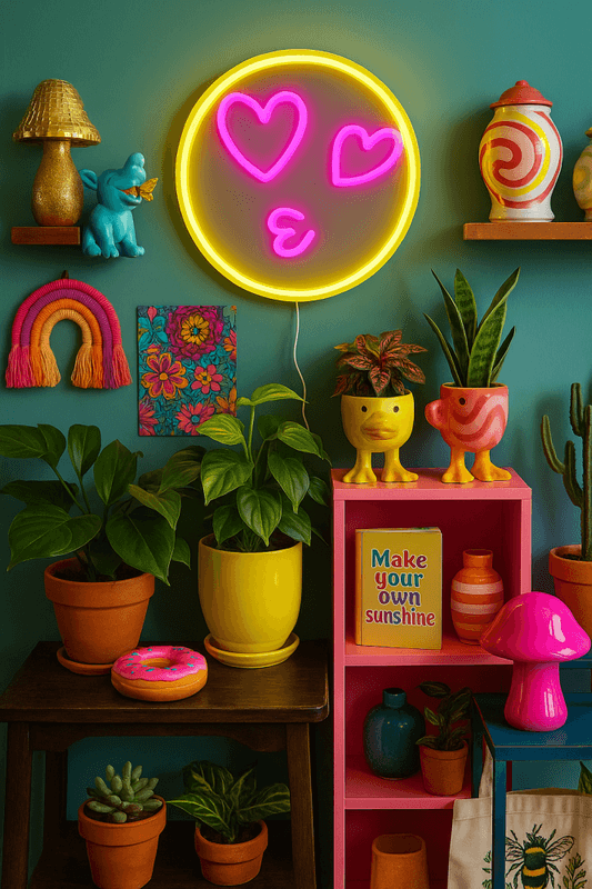 Kiss Emoji Neon Wall Light