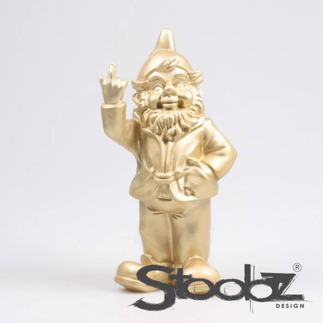 Hovedbilde Gold Stoobz Design Nisse F*ck You 32cm
